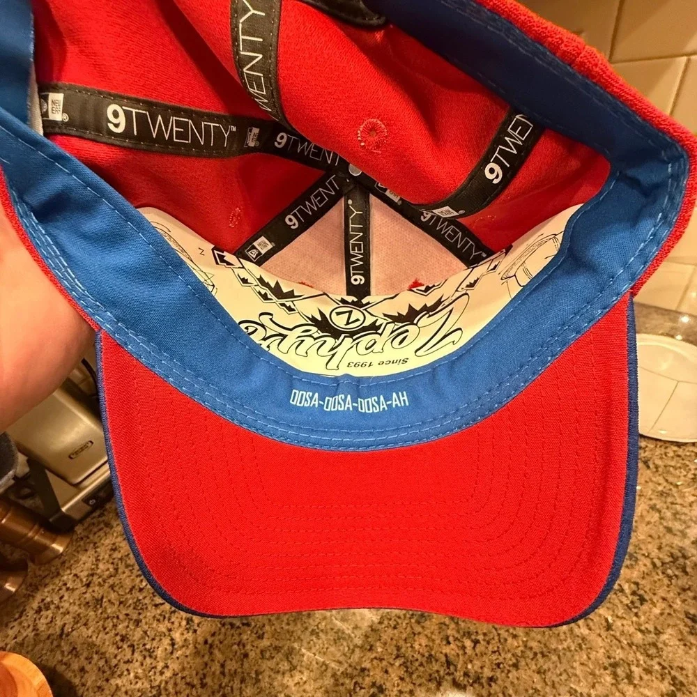 USA Soccer Team Cap New Era 9TWENTY Hat Cap Womens Adjustable Red Blue